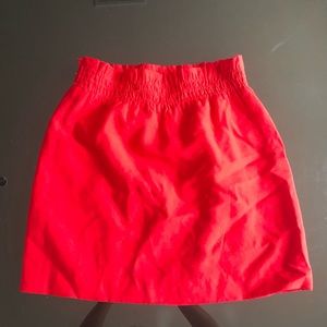 J. Crew red skirt 00